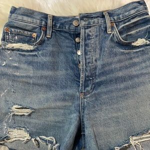 Agolde dee high rise shorts size 29